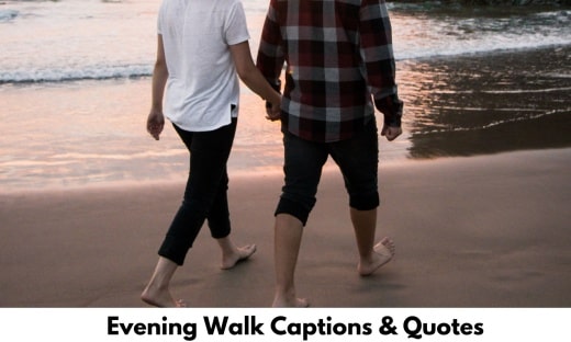 Evening Walk Captions & Quotes