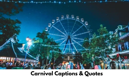 Carnival Captions & Quotes